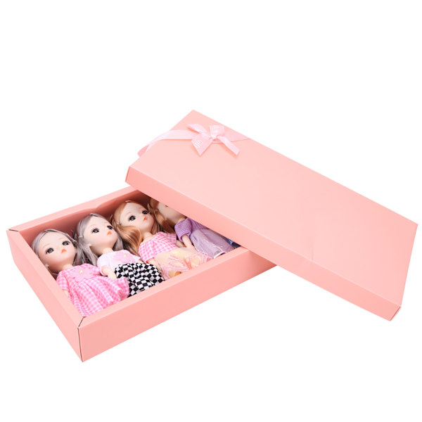 Dockor Leksaker Mini Baby Dockor DIY Rörliga Leddockor Leksak för Barn Flickor Present6st