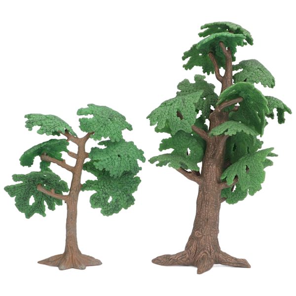 Kunstig tresimulering Miniatyr Miniatyrlandskap Tremodell Liten dekorasjon Leke