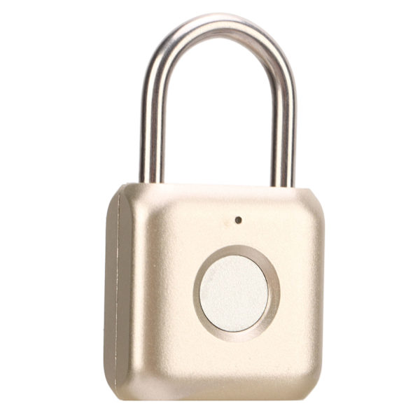 Fingeravtryckshänglås IPX2 Vattentätt Smart Keyless Biometriskt tumavtryckslås för skåp Ryggsäck Resväska