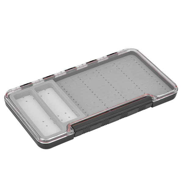 Transparent Flue Lure Box Magnetic Bait Opbevaringskasse Container Organizer FiskedeleL