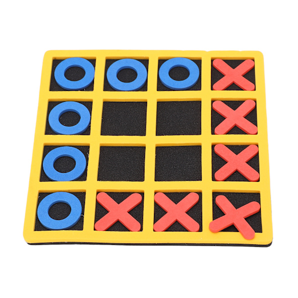 Kannettava ja turvallinen EVA Mini Tictactoe XO Shape Chess -peli, opettavainen lelu