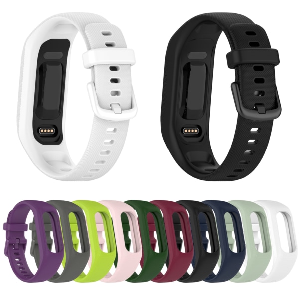 Erstatningsstropper som er kompatible for Garmin Smart 5 Silikon Stropp Smartwatch-armbånd