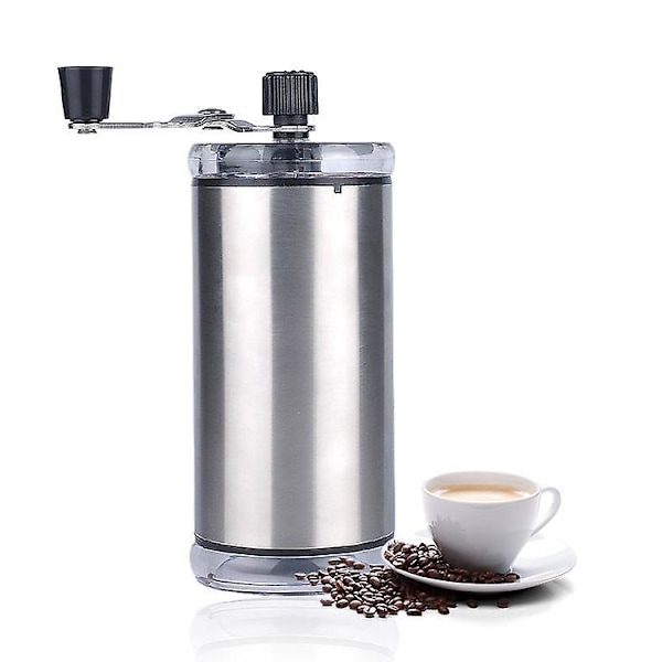 Justerbar Kompakt Kvern for Kaffe i Sølv