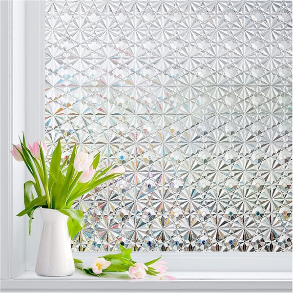 Frosted Diamond 3D Window Film: Privacy and Decoration for Glass Windows