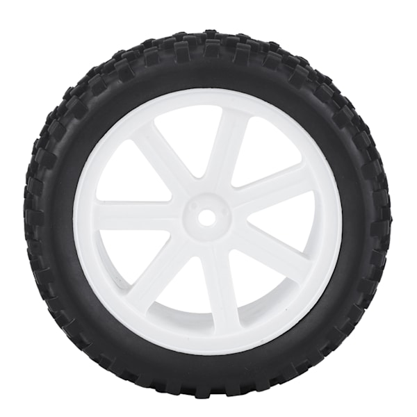 4 kpl 1/10 RC kuorma-auton kumirenkaan pyörän rengas ZD Racing Buggy Crawler Car White