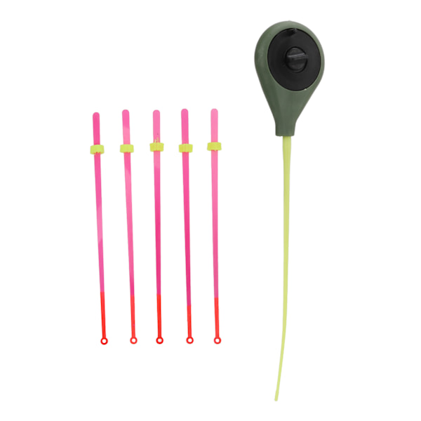 Mini isfiskeri stang sæt isfiskeri stang med top spids bærbar fiskegrej til vinterfiskeri 16cm