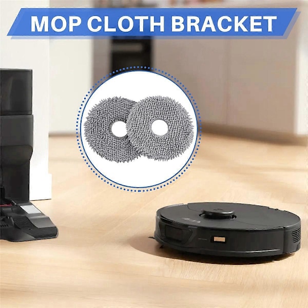 2 stk. for moppebrett P10/P10Pro Q Revo0 moppeklut