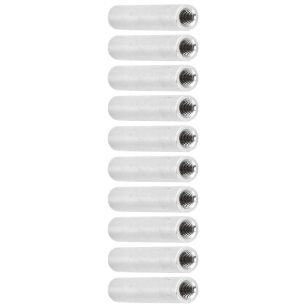 10 stk runde avstandsstykker i aluminiumlegering med hunngevind, mellomrom mellom koblingssøyle, sett M4x0,7 mm, lengde 36 mm