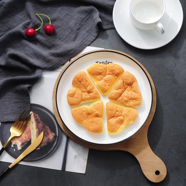 2 STK silikon vaffelform 5 hulrom hjerteformet kake muffins pannekakeform for bakeverktøy