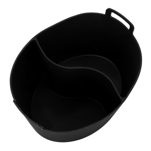 Långsamkokare Liner Matkvalitet Silikon Läckagesäker Återanvändbar Värmebeständig Gryta Divider Liner Svart
