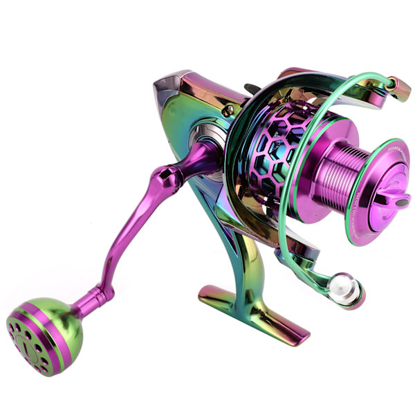 Antikorrosions Metal Spinning Reel 9+1BB Venstre Højre Udskiftelig Høj Hastighed Fiskehjul (5000)