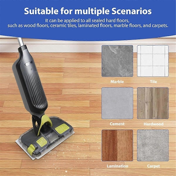 10-pakning moppeputer, Vacmop erstatningsputer for