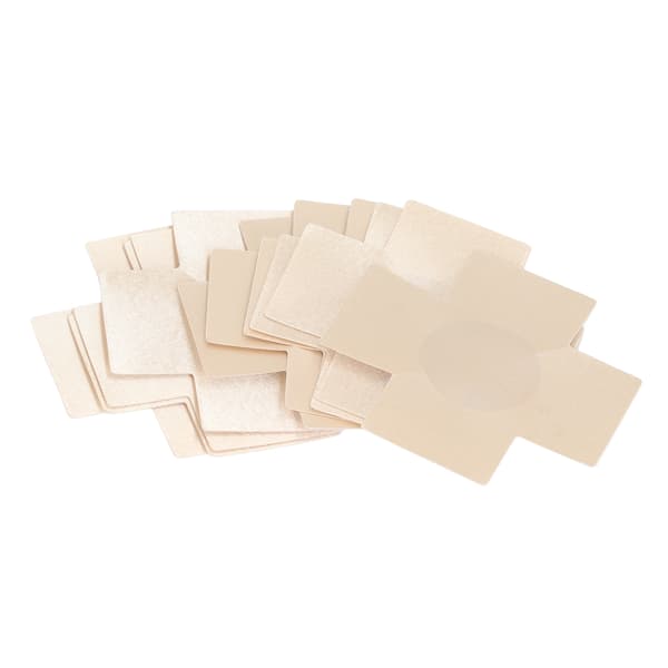 10 Par Satin Nipple Pasties for Kvinner Kryssform Engangs Bryst Nipple Covers