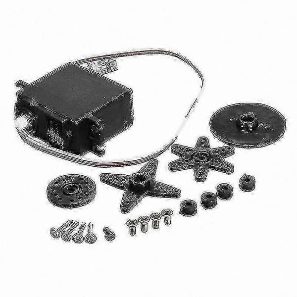 Remote Control Car Servo with Nylon Gears, 6kg Torque for RC Vehicles