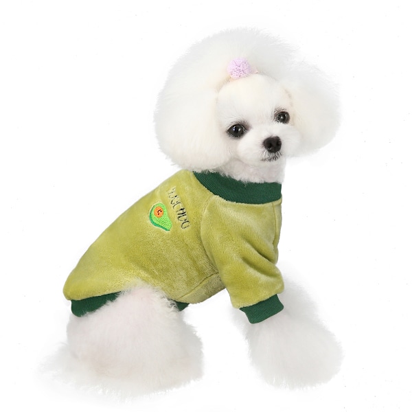 Husdjurskläder Hund Korallfleece Kostym Mjuk Bekväm Rund Hals Husdjurskläder Husdjurstillbehör