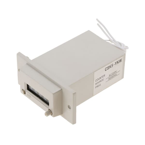 CSK5-YKW 5-siffrig elektromagnetisk pulsmätare AC220V / AC110V / DC24V (#02)