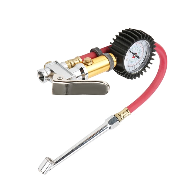 1/4" Trunk Motorcykeldäck Däcktrycksmätare Luftinflation Inflator Pump Gun