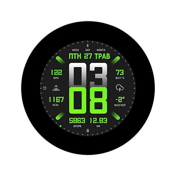 2,1-tums rund pekskärmsutvecklingskort ESP32-S3-chip