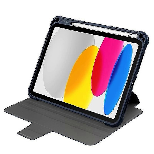 NILLKIN Bumper Læder Cover Pro til iPad 10.9 (2022) - Aftageligt PU Læder Tablet Cover Blå