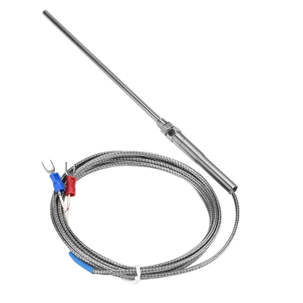 M8 Gänga Typ K Termoelement 150mm Sond Temperatursensor Kabel 0-400℃ (2 m)
