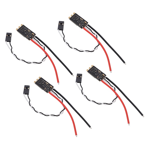 4 stk. børsteløs ESC 45A 2 6S strømforsyning RGB LED elektrisk hastighedsregulator til RC FPV Quadcopter flyvemaskine drone