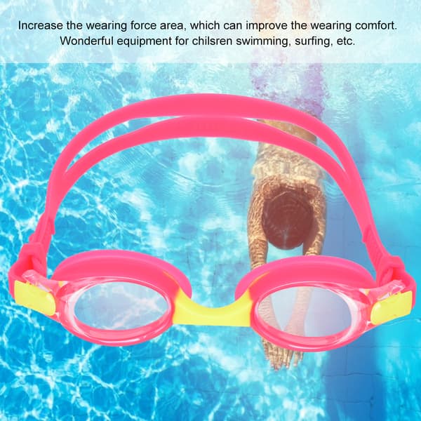 Barn Simning Surfglasögon Hög Definition Anti-im Utrustning Tecknad Söt Lookingerosa gul