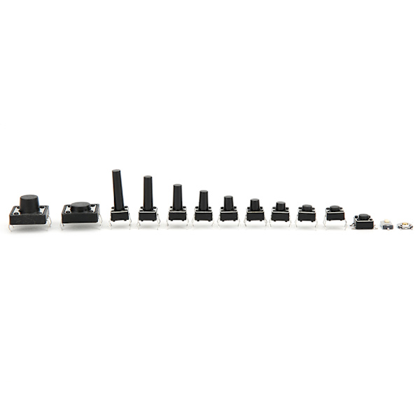 140 stk. 14 Værdi Taktil Mikro Trykknap Switch SMD DIP Takt Switch