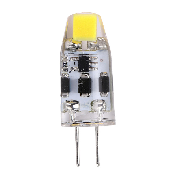 G4 Polttimo 2W 200LM 360° Himmentävä silikoni BiPin LED-lamppu kotitoimistoon AC DC 1224V (kylmä valkoinen 60006500K)