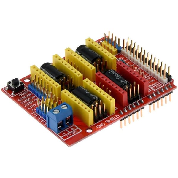 CNC Shield V3.0 udvidelseskort R3 4A4988 driver 44401 Stepmotorsæt med køleplade og USB-kabel til 3D-printer, af