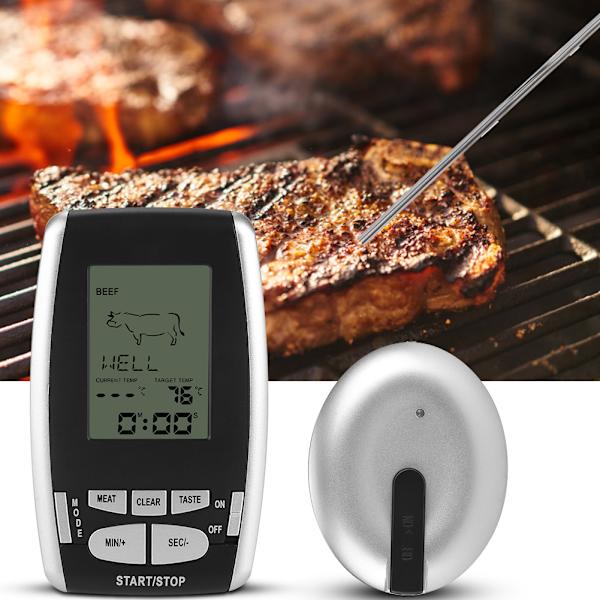 434RF trådlös grilltermometer för grillning av kött i kök
