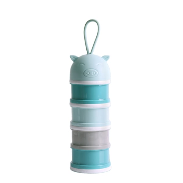 Baby Formula Dispenser 4 Layer Portable Milk Powder Dispenser Container Baby Feeding Travel Storage Container Box