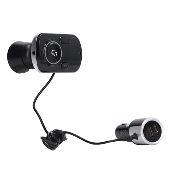 Bluetooth FM-sändare för bil, multifunktionell handsfree-samtal, QC3.0 snabbladdning, Bluetooth-billadapter