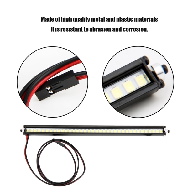 Mini RC Car 36 LED Light Chip Takljus Universal för 1/10 simulering RC Crawler Car For JEEP Style