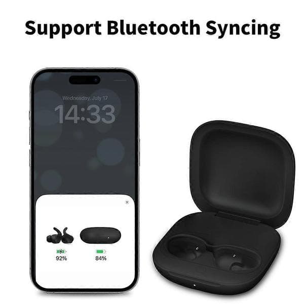 Erstatning for Beats Fit Pro Ladeetui Trådløs Ladeboks Bluetooth Hodetelefonlader Svart