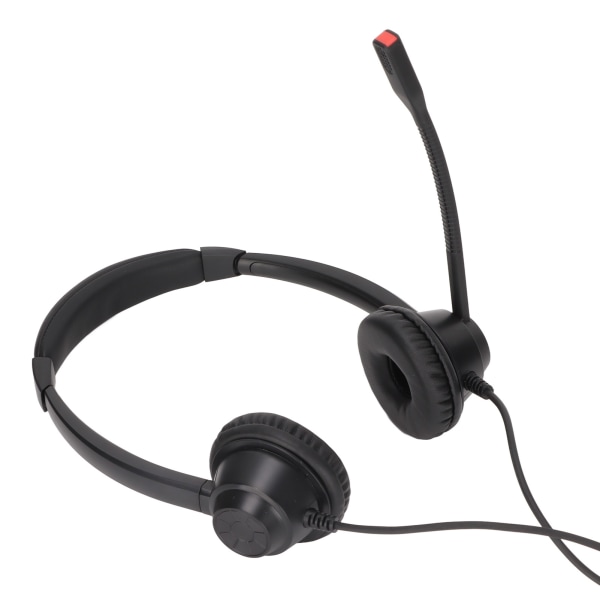 RJ9-headset brusreducerande mute-funktion Trådbundna affärshörlurar med mikrofonvolymjustering för VOIP-telefon