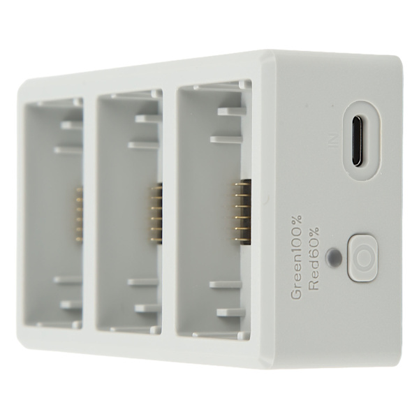 Drone-opladningsstation Intelligent Hurtig Effektiv 3-Port Batteriopladningshub til DJI Mini 3 Pro til Mini 3