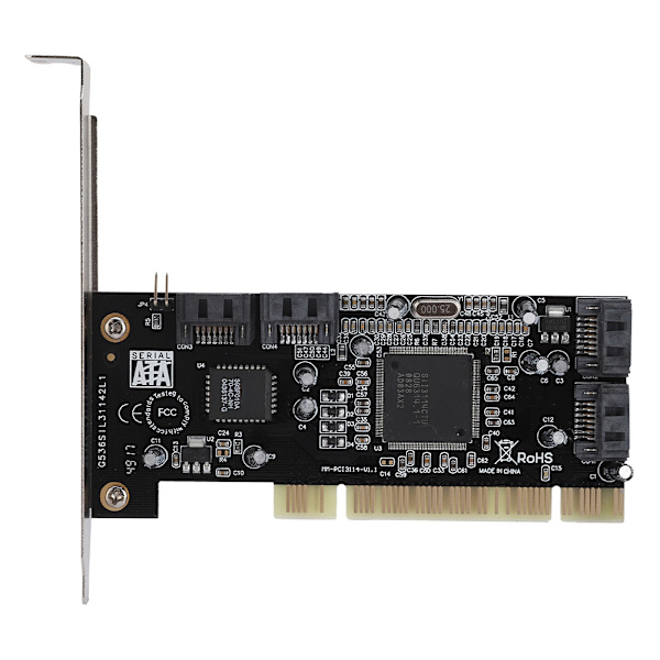 PCI 16X til 4-port SATA Riser-kort 5Gbps Sil3114 Master SATA PCI 4-port udvidelseskort