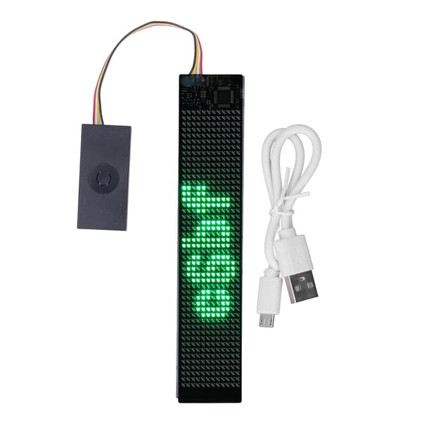 LED Matrix Panel Grønn Programmerbar Fleksibel Rullende LED-skilt for Butikk Bil Bar Hotell