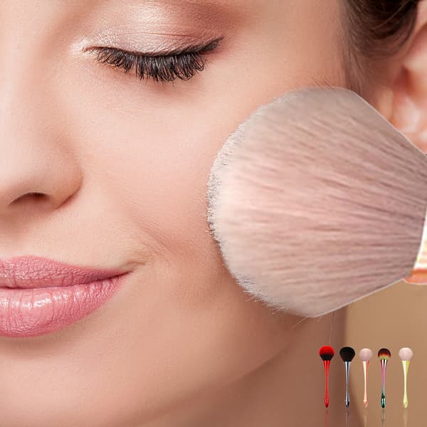 Makeupbørste Bæger Puddermaling Makeupbørste Øjenskygge Concealer Læbe Øjenmakeupbørste