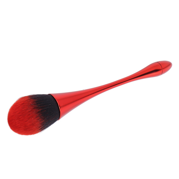 Blød hår løs pudder blush makeup børste moderigtig ergonomisk bærbar hjem salon negle støv børste