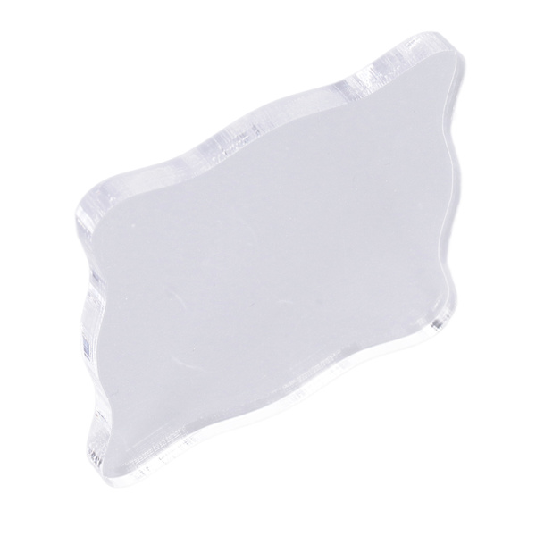 Akryl stempelblokk Akrylhåndtak Buet DIY stempelhåndverk Gummistempel Transparent stempel TL007