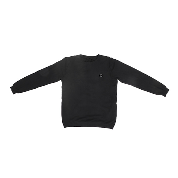 Elektrisk underkläder stickad tröja 4565°C kolfiber värme långärmad pullover tröja(2XL )