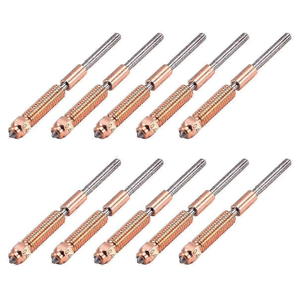10 stk. dyse 0,4 mm Quick-Swap kompatibel med K1C K1 Max V3 3D-printertilbehør dyse
