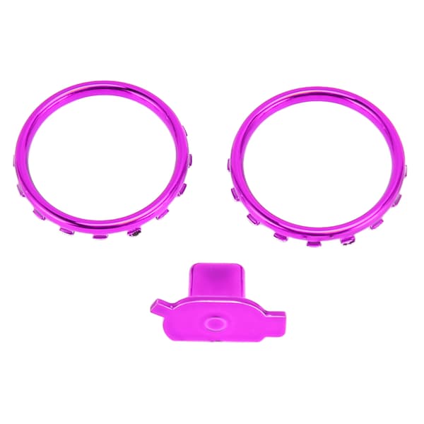 Dekorative aksentringer for Xbox Elite Series 2-kontroller, matte krombryterknapper, reservedeler, lilla