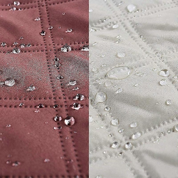 (Beige) Sängorganisatör med, Soffskydd, Hängande Fickor Utrymmesbesparande, Halkfri Förvaringsväska för Säng/Soffa/Stol/Armstöd