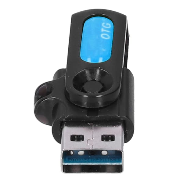 Til Android V8 Interface OTG Adapter Bærbar Datakonverter til USB2.0/3.0/USB PDBlue