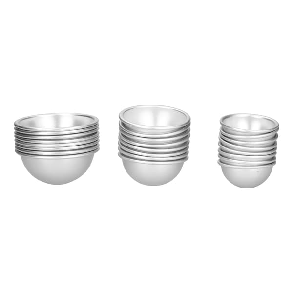 DIY aluminiumslegering badesaltkugleforme letvægts husholdningsismodel kagebageformsæt#24