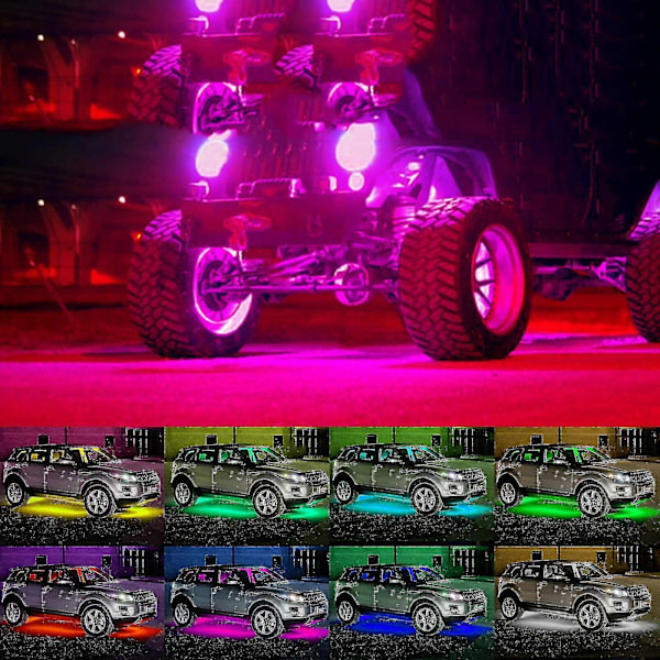 Bil LED Underglow Neonljus Zekai