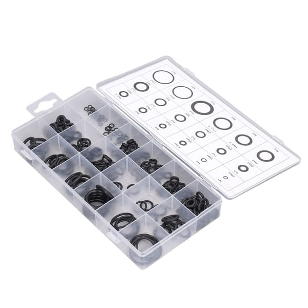 225PCS O-ring sortiment gummitätningspackningar multifunktionellt slitstarkt brickkit