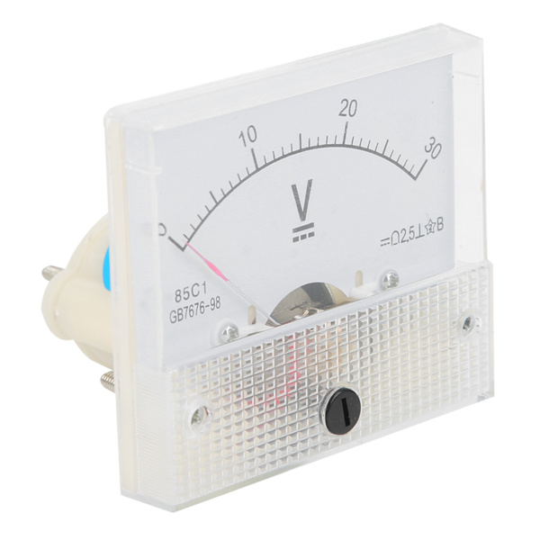Peker DC Voltmeter Panel Volt Volt Meter Måleinstrument 85C1 DC 0~30V